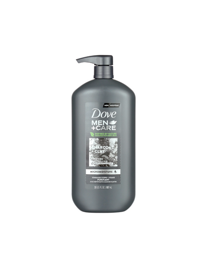 Dove Men+Care Body Wash Carbón + Arcilla 887ml