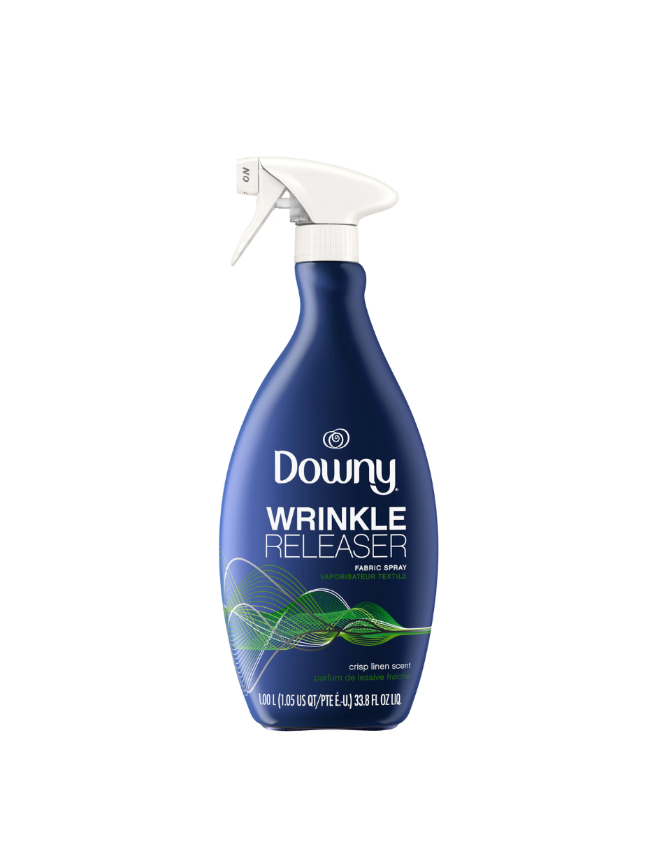 Downy Wrinkle Eliminador de arrugas en la ropa,  aroma a lino  1L