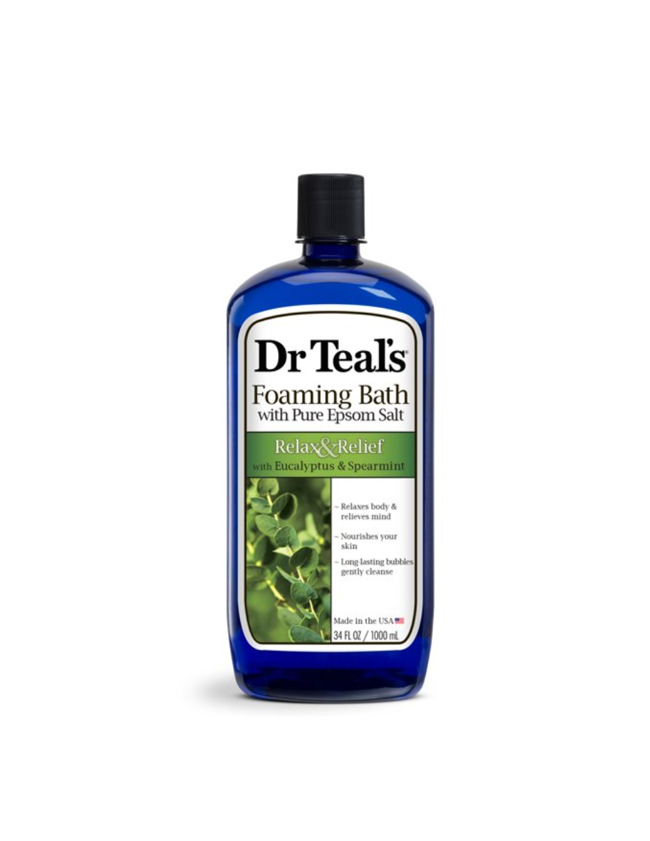 Dr Teal's Soothe & Sleep Espuma de baño de burbujas con sal de Epsom