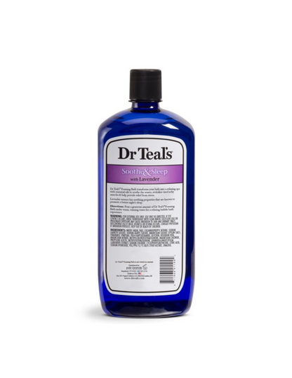 Dr Teal's Soothe & Sleep Espuma de baño de burbujas con sal de Epsom