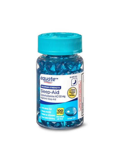 Equate Maximum Strength Sleep Aid  100 unidades