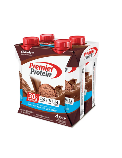 Premier protein batido alto en proteínas de chcolate 325ml 4 unidades