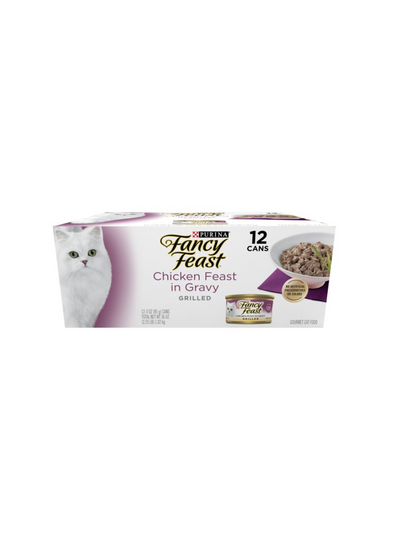 Purina Fancy Feast Alimento húmedo para gatos para gatos 12 unidades