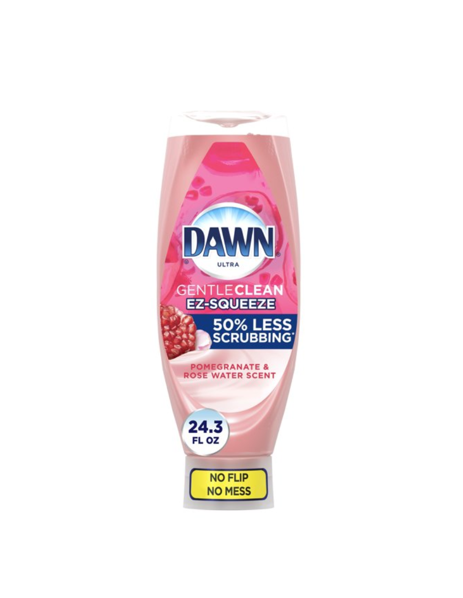 Dawn Ultra Gentle Clean, aroma de granada y agua de rosas 718ml