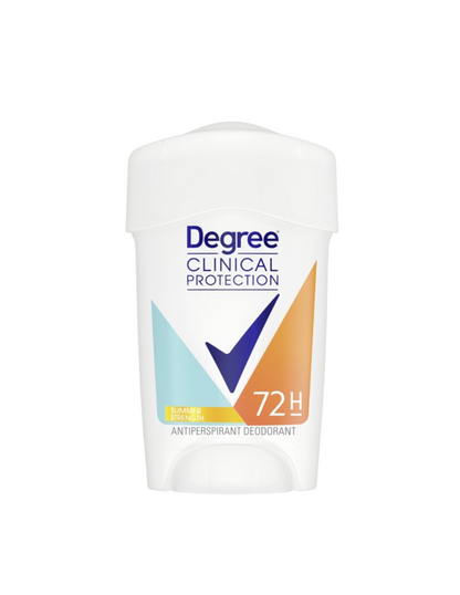 Degree clinical antitranspirante de fuerza de verano para mujeres 1.7 oz