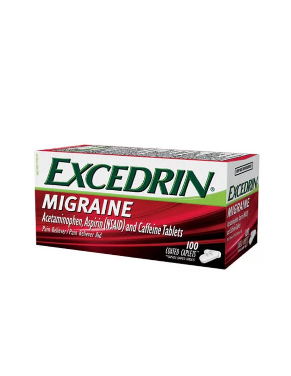 Excedrin migraña, 100 unidades