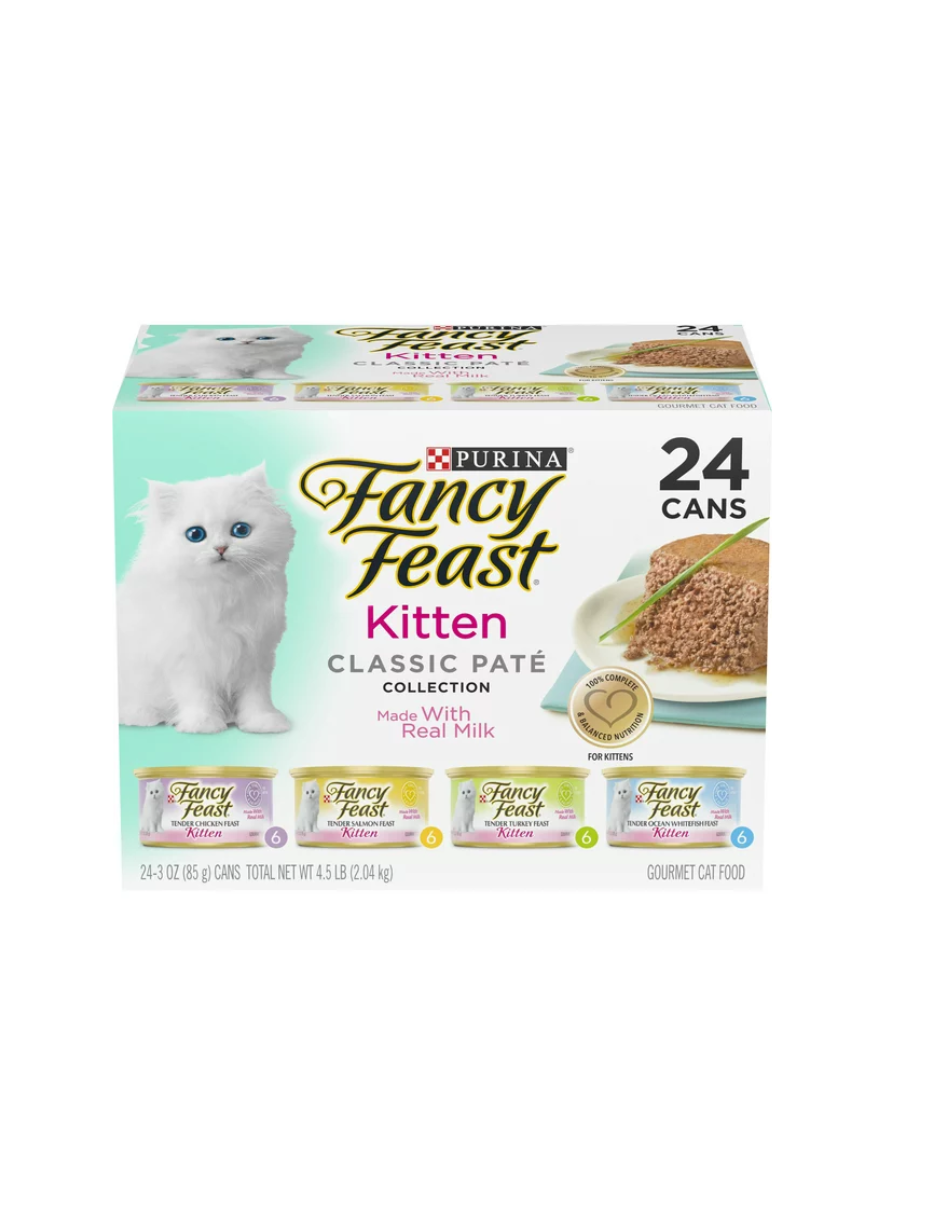 Purina Fancy Feast Classic Comida húmeda para gatos 24 unidades