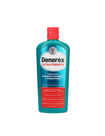 Denorex Extra Strength Champú Plus Acondicionador con 3% de ácido salicílico 296ml