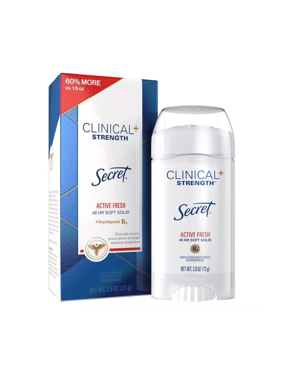 Desodorante antitranspirante en gel Secret Clinical Strength 73gr (variedad)