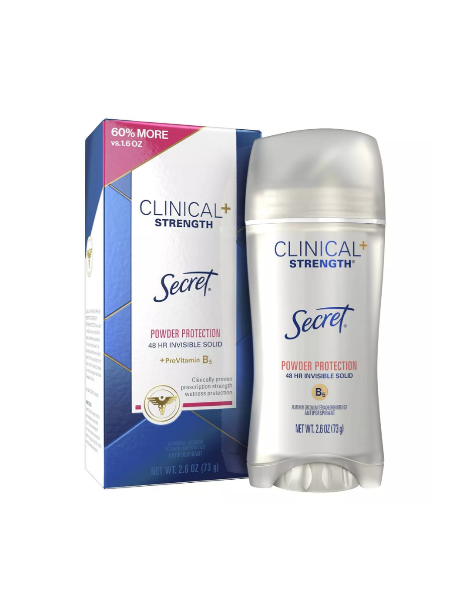 Desodorante antitranspirante en gel Secret Clinical Strength 73gr (variedad)