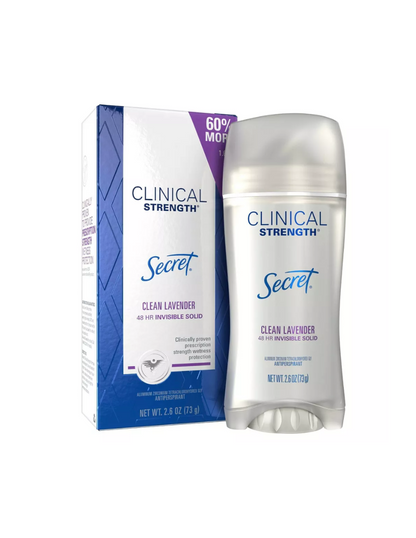 Desodorante antitranspirante en gel Secret Clinical Strength 73gr (variedad)