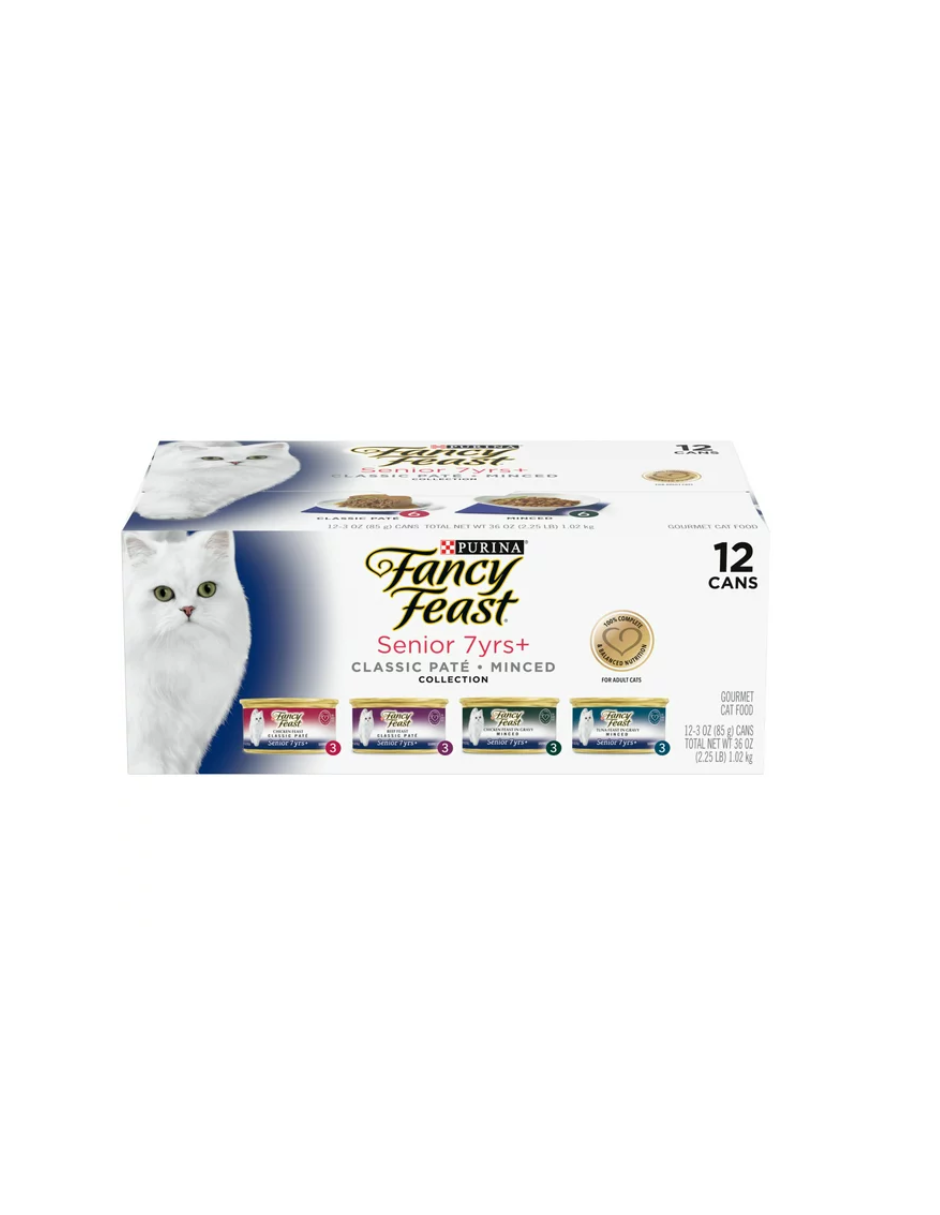 Purina Fancy Feast Alimento húmedo para gatos para gatos 12 unidades