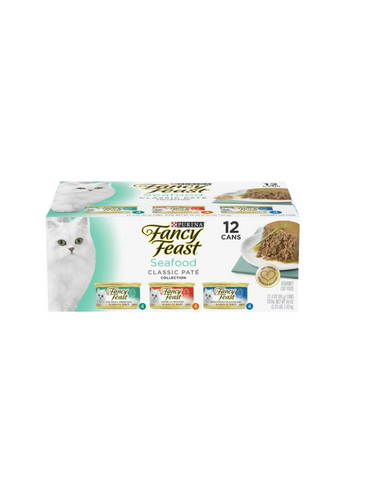 Purina Fancy Feast Alimento húmedo para gatos para gatos 12 unidades