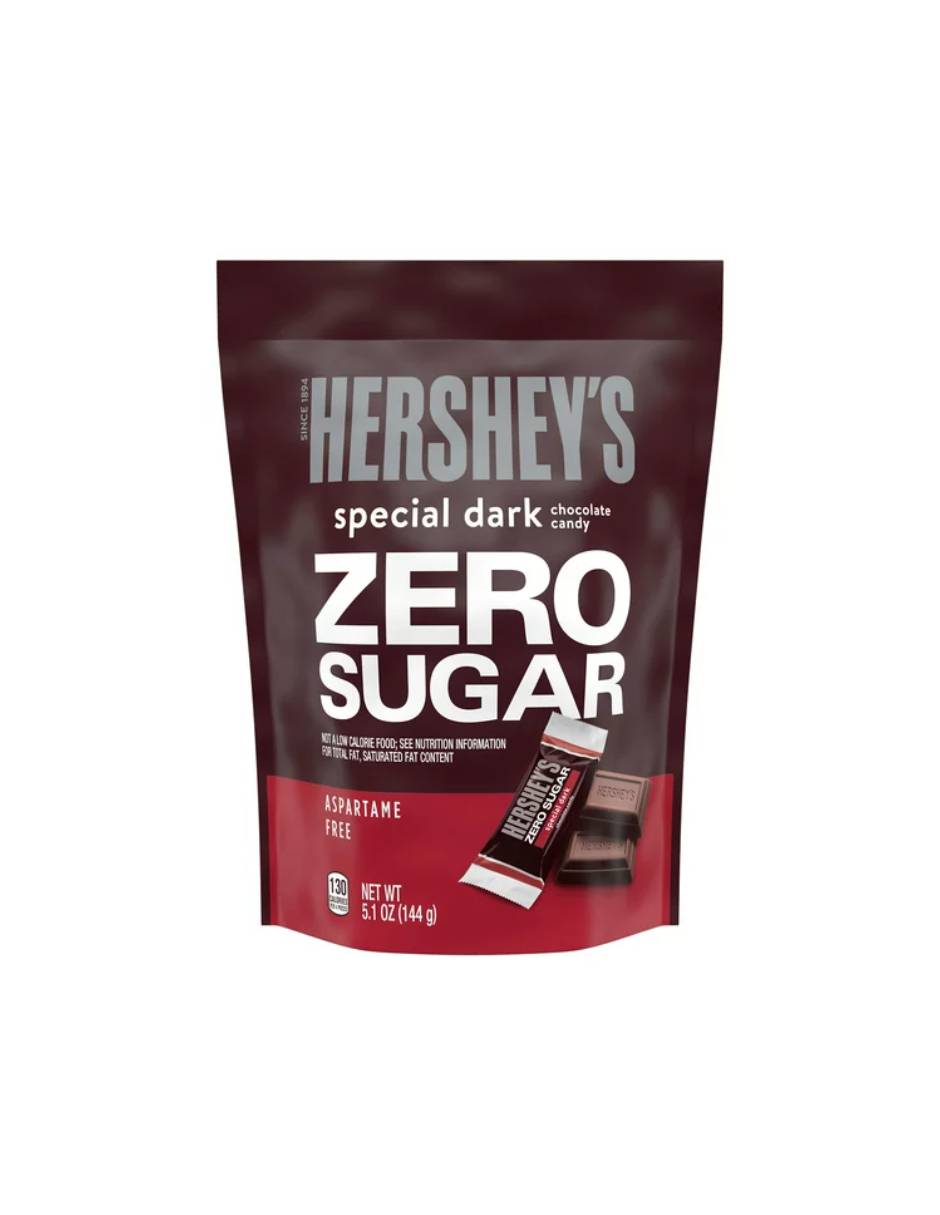 Hersheys chocolate oscuro zero sugar 144gr