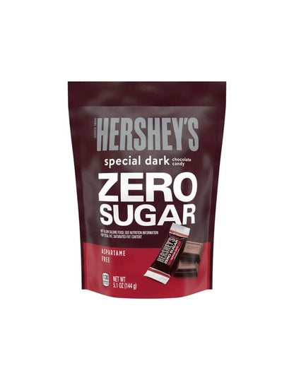 Hersheys chocolate oscuro zero sugar 144gr