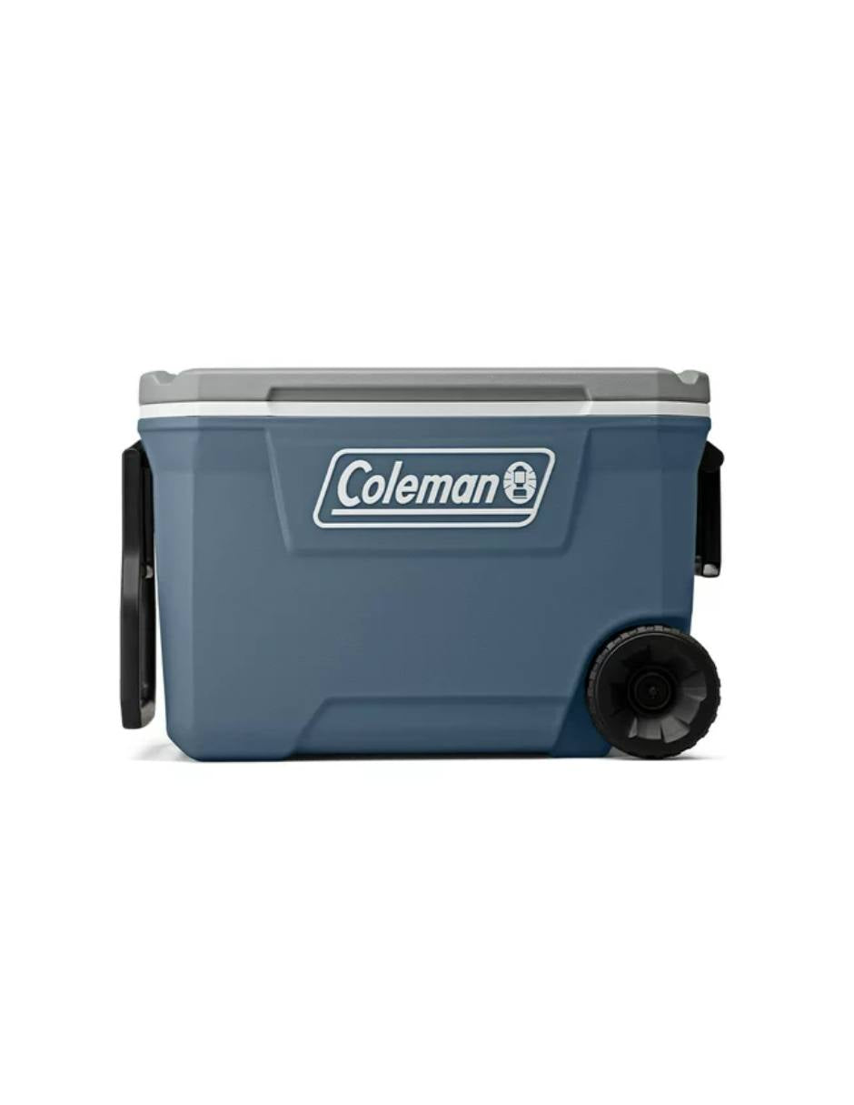 Coleman 316 Series 62QT Hielera rígida con ruedas, Lakeside Blue