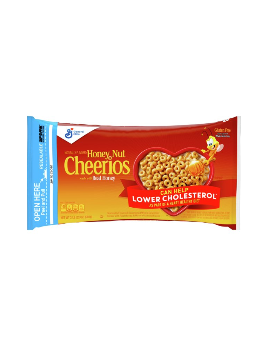 Cereal en bolsa Cheerios Honey 907gr