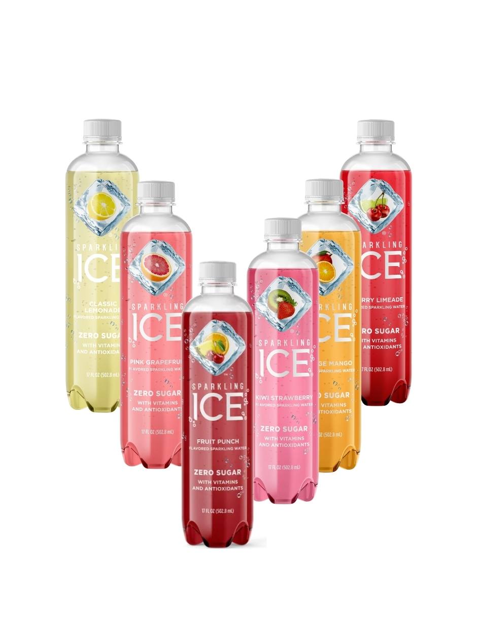 Sparkling Ice Agua con gas con sabor natural, sin azúcar 502ml