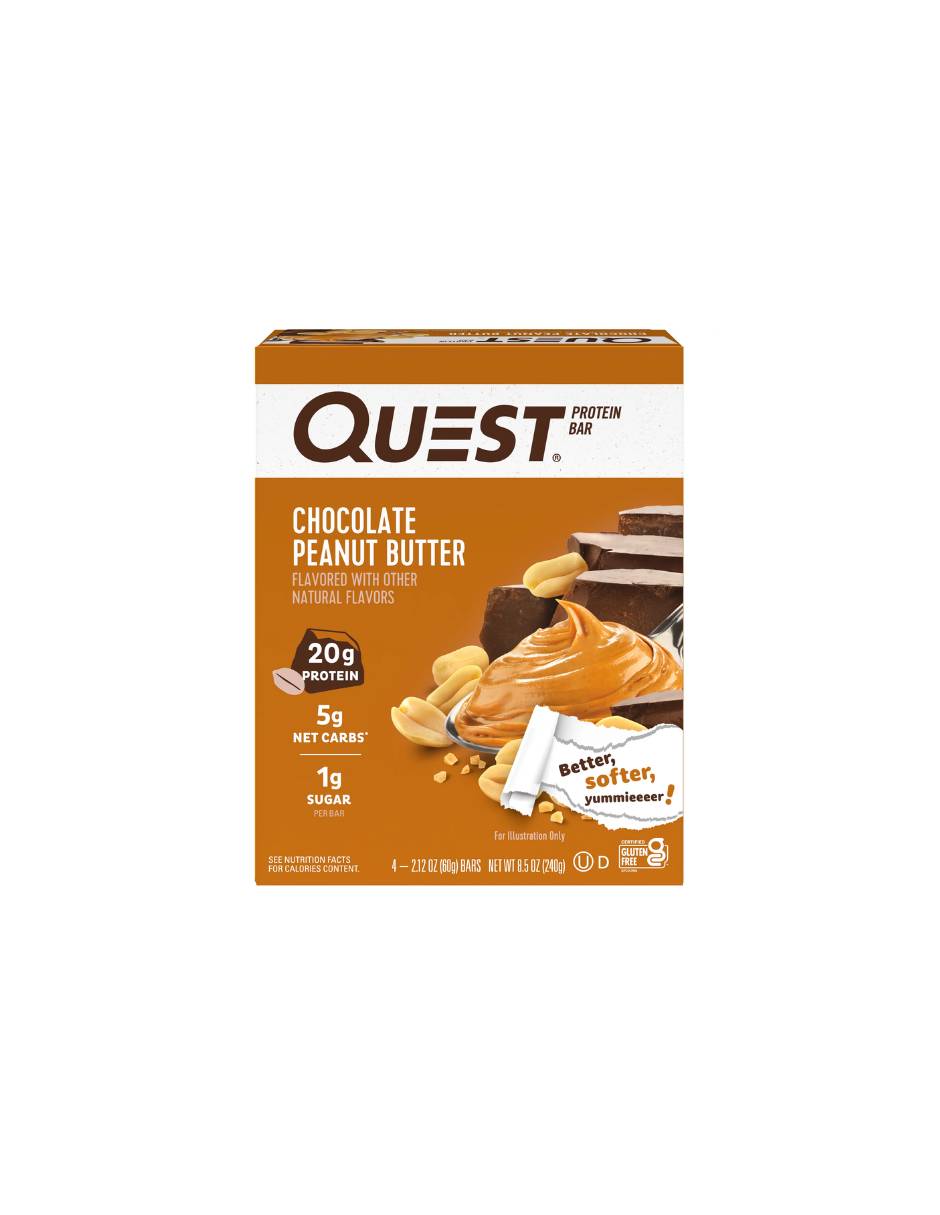 Quest Barras de proteina, 4 barras