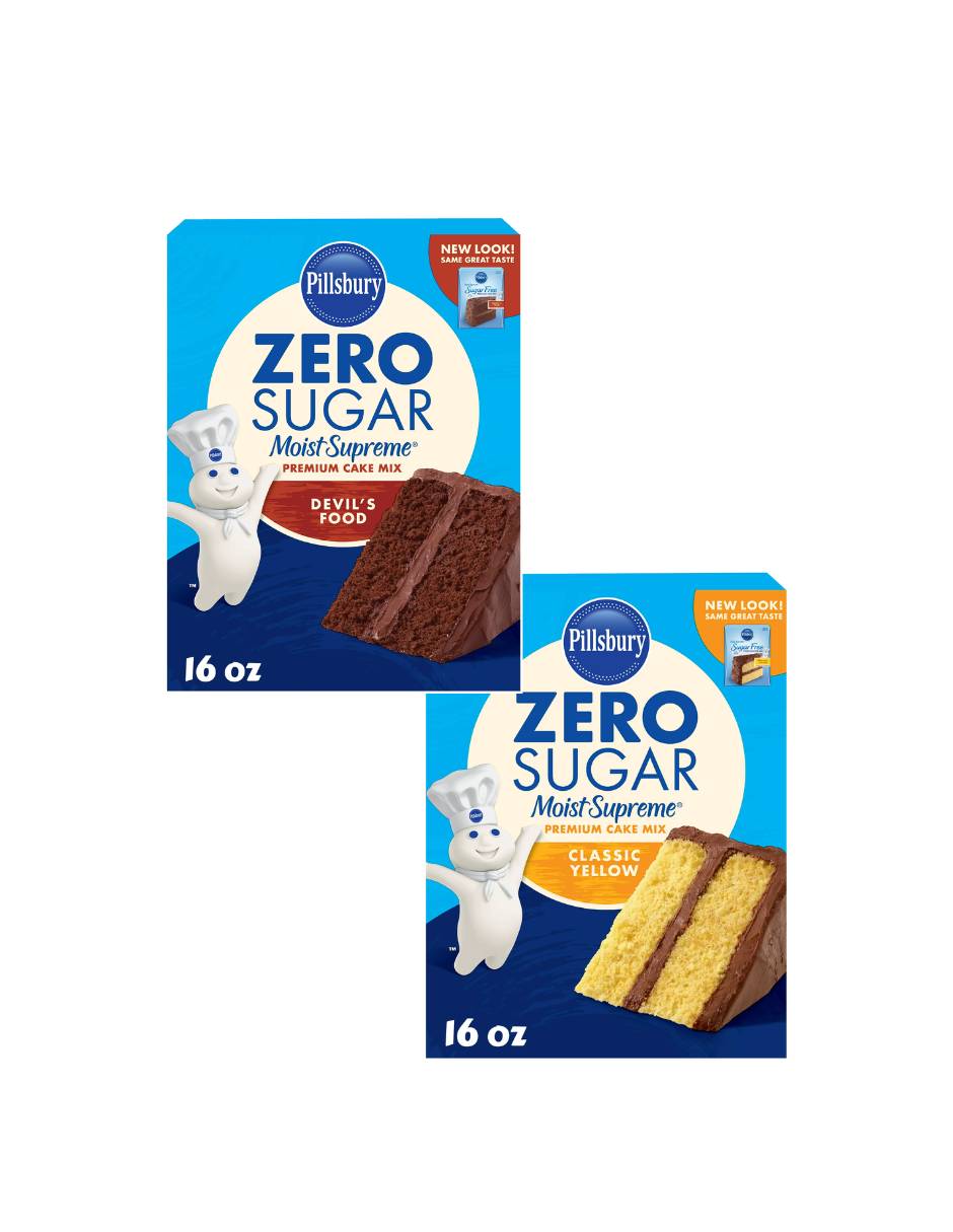 Pillsbury sin azúcar mezcla para pastel  454gr