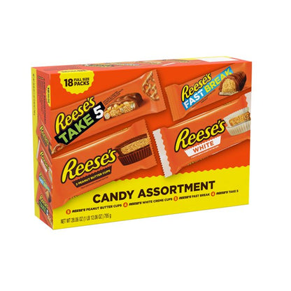 Reeses chocolates surtido paquete con 18 unidades 795gr