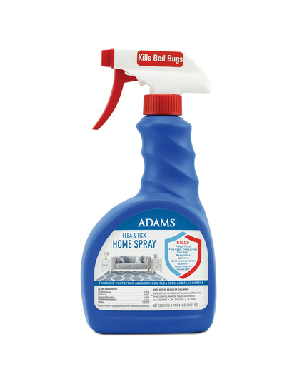 Adams spray antipulgas y garrapatas para uso en el hogar 709ml