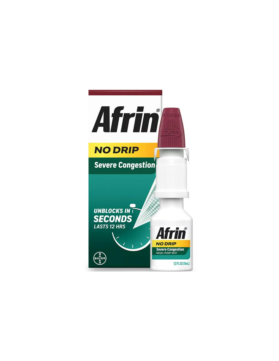 Afrin Alivio rapido Descongestionante Nasal 15 ml – Dulce Alcance