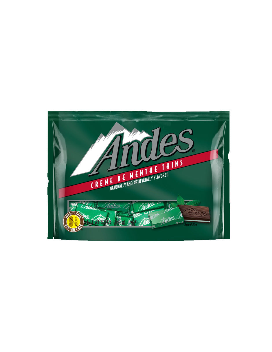 Chocolates Andes sabor menta 241gr