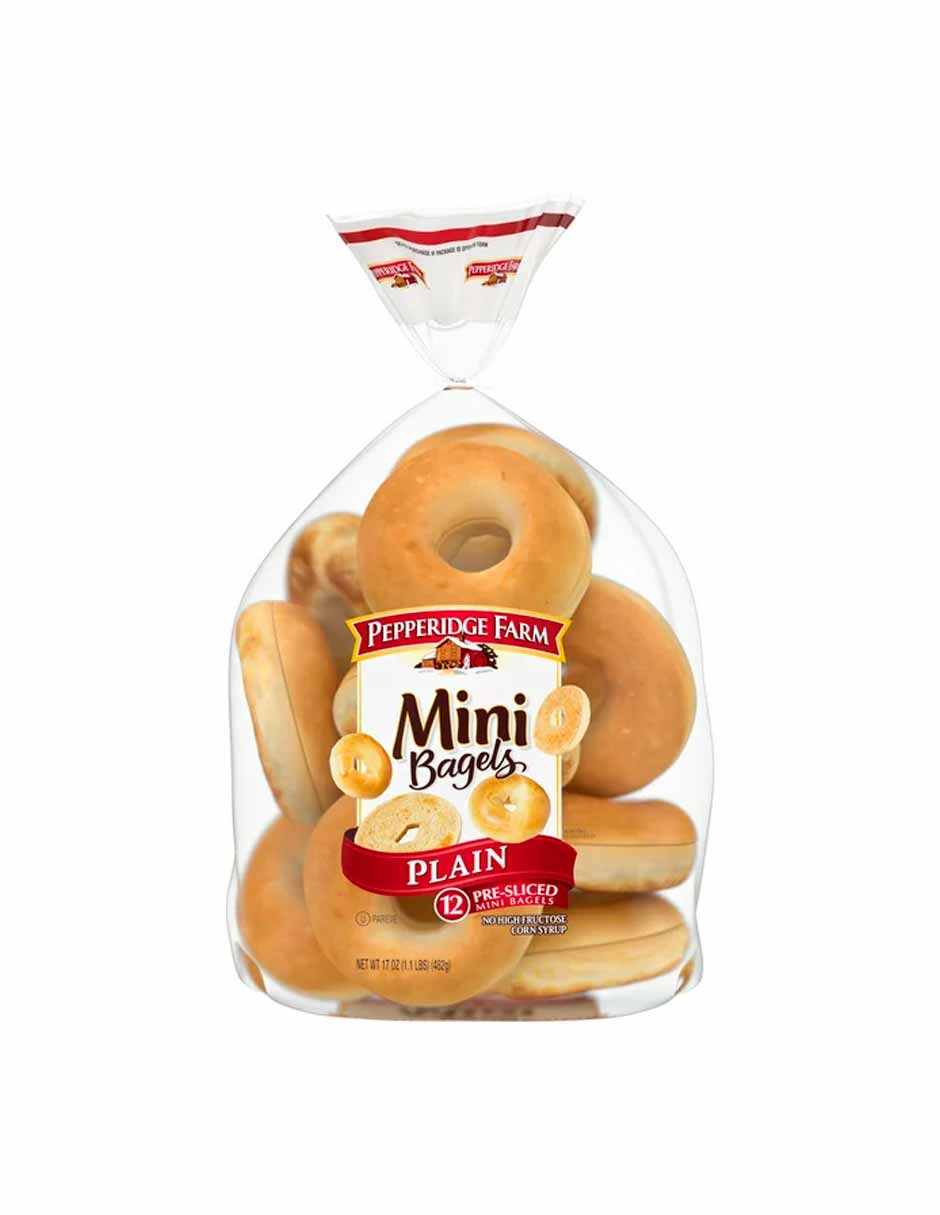 Pepperidge Farm Mini bagels, 12 unidades 482gr