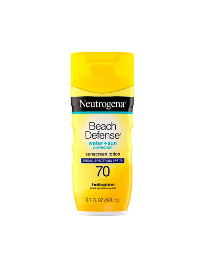 Neutrogena Beach Defense SPF 70 Loción de protección solar, sin aceite 198ml