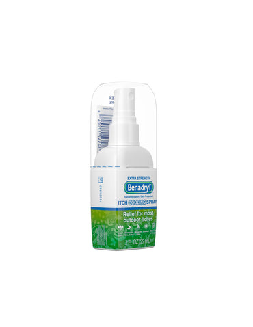 Benadryl Spray refrescante antipicazón extra fuerte, tamaño de viaje, 59ml