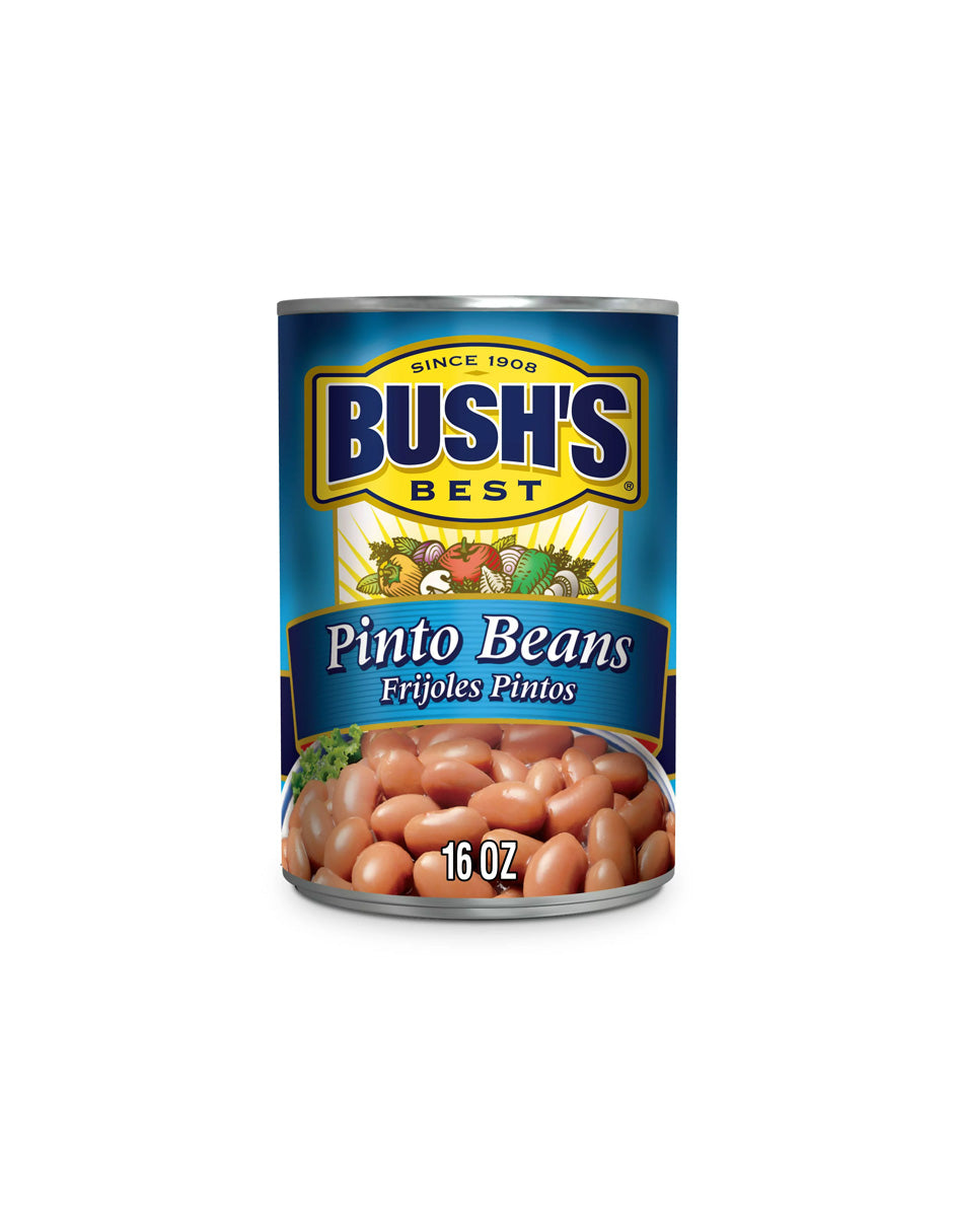 Bush's Pinto Beans, frijoles enlatados 16oz