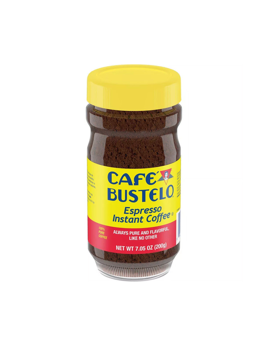 Café Bustelo Espresso Café Instantáneo Tostado Oscuro 200gr