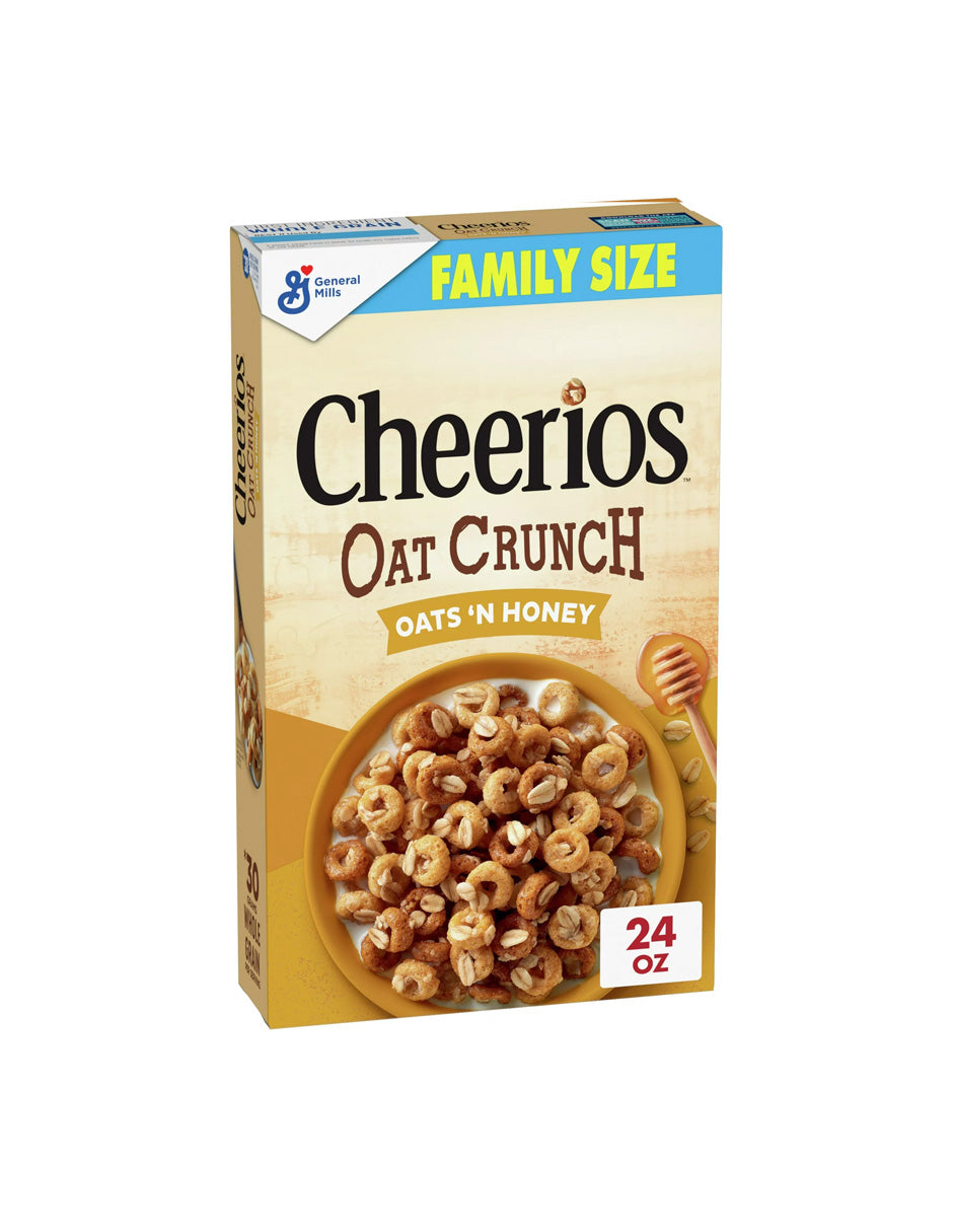 Cheerios con miel y trozos de avena 580gr