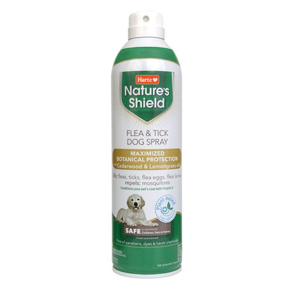 Hartz Nature's Shield Spray para perros contra pulgas y garrapatas 414ml