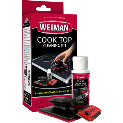 Weiman Kit completo de limpieza para estufas de vidrio