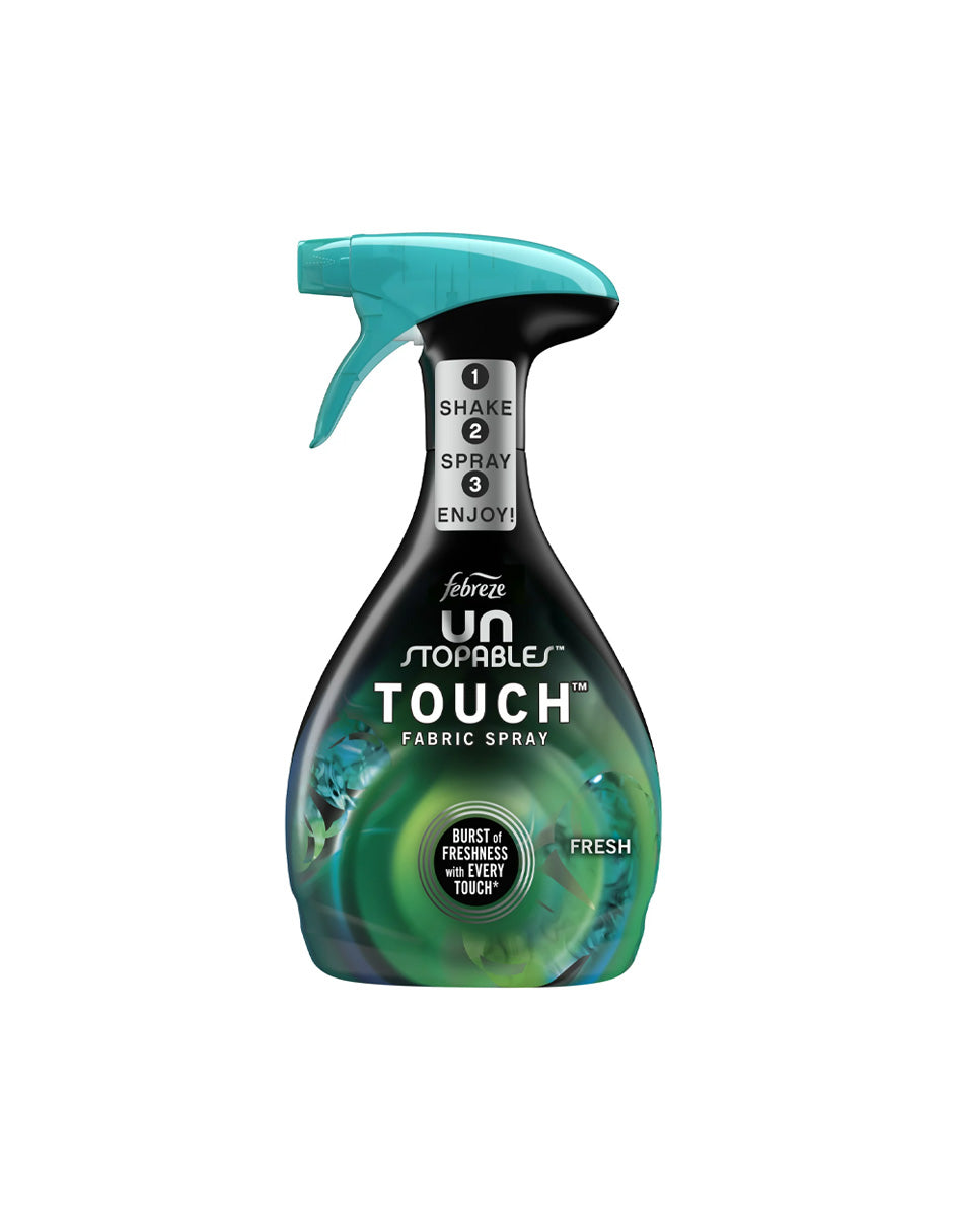 Febreze Unstopables Touch Spray para tela y eliminador de olores 800 ml