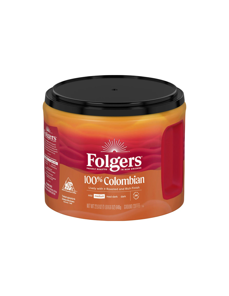 Café folgers 100% Colombian 640 grs