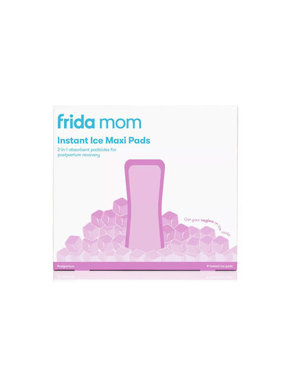 Frida Mom 2 en 1 almohadillas femeninas posparto, hielo perineal 8 unidades