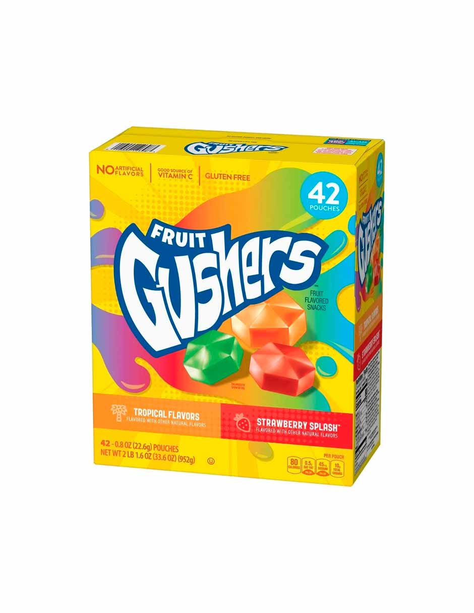 Fruit gushers variety 42 pack 952 gr