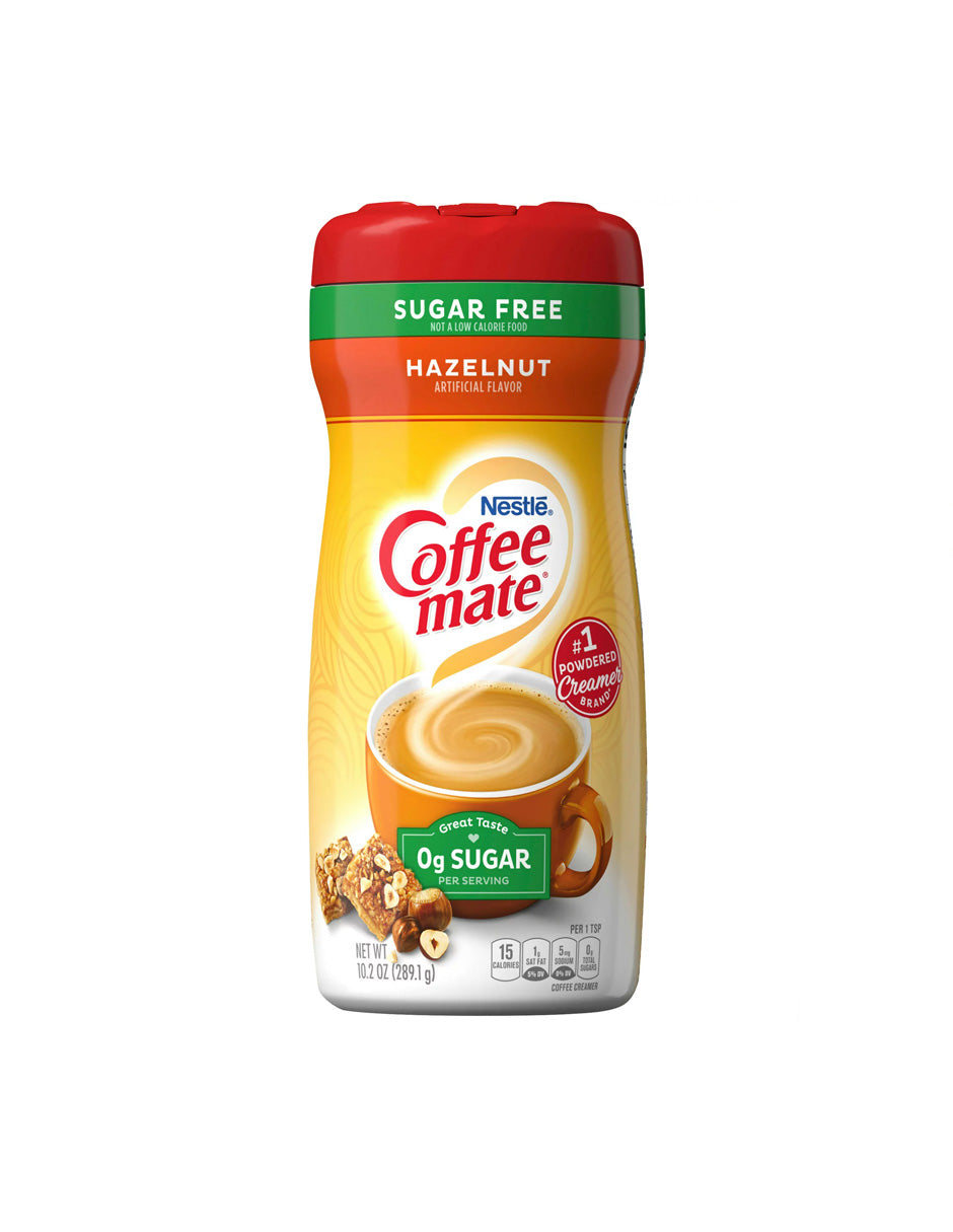 Coffee mate Hazelnut sugar free crema el polvo 289gr