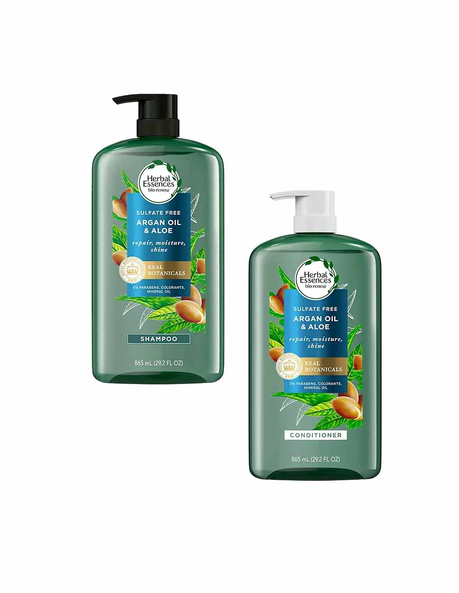 Herbal Essences bio:renew sin sulfatos de aloe y aceite de argán 867ml