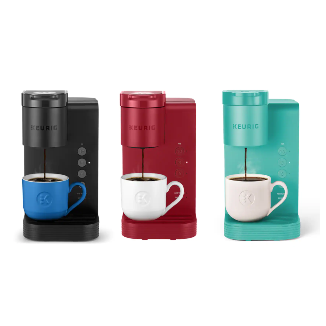 Cafetera de una sola porción, taza K y máquina de café molido 2 en 1,  tamaños de preparación de 6 a 14 onzas, mini cafetera de una taza con  función de