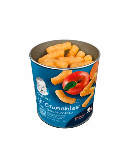 Gerber Lil Crunchies Stage 3 Manzana, camote, 42gr