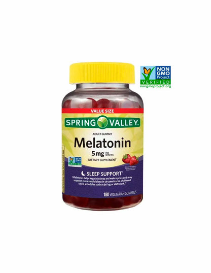 Spring Valley Melatonina gomitas 5 mg, 180 unidades