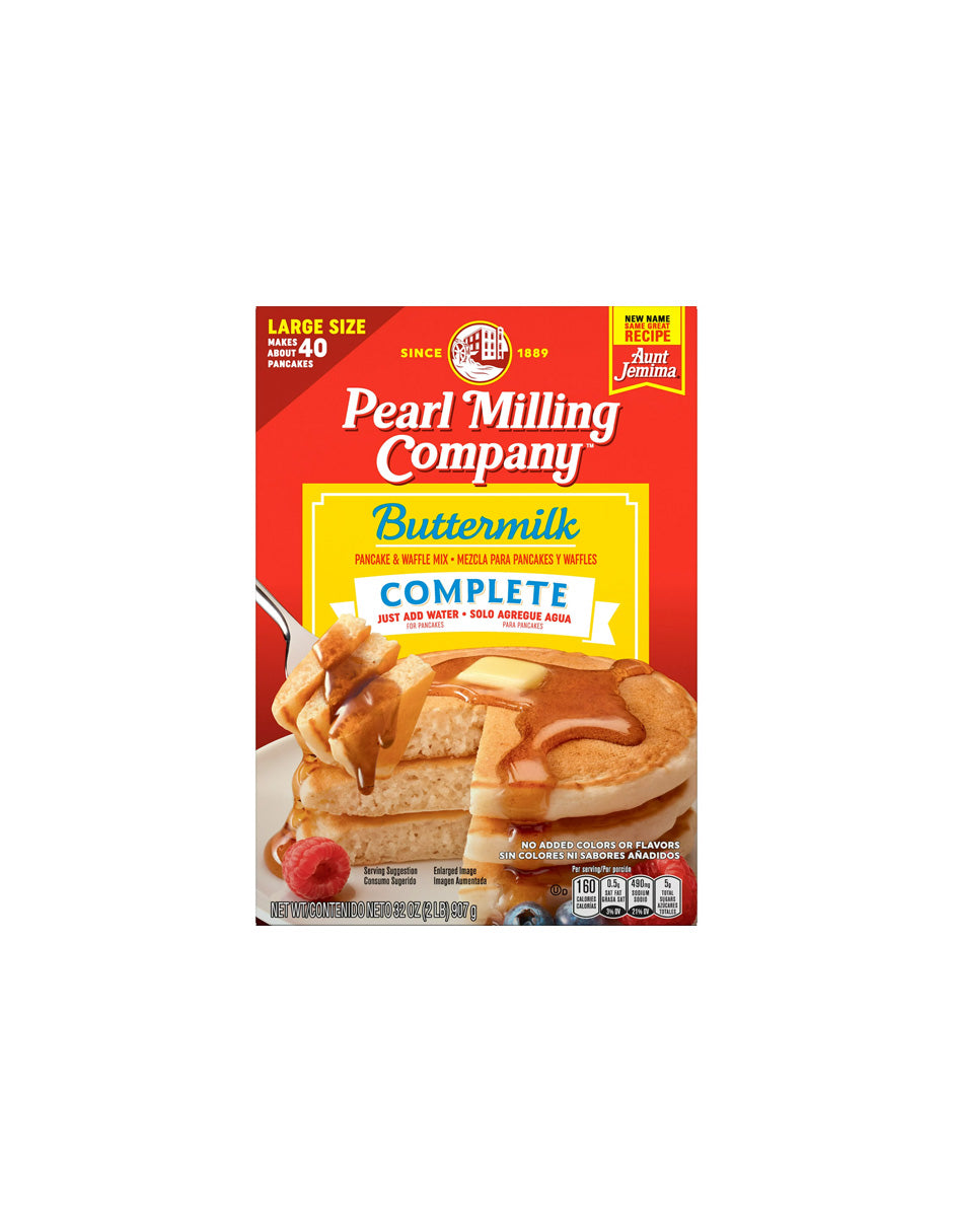 Pearl Milling Company Harina completa para Pancake sabor mantequilla 907gr