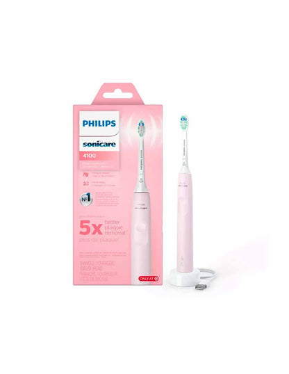 Cepillo de dientes eléctrico recargable Philips Sonicare 4100 Rosa