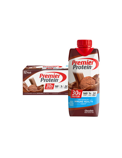 Batido de proteína Premier, chocolate, 30 g de proteína 12 pack