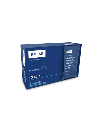 Barras de proteína RXBAR, 12 g de proteína, arándano 10 barras