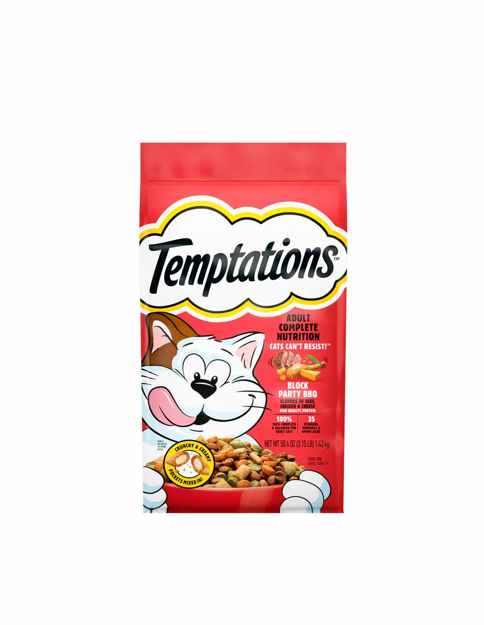 Temptations Alimento seco para gatos adultos 1.43kg